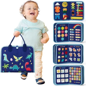 Busy Board, Montessori Toys for 1-3 Year Old Boys & Girls Birthday Gifts, Educat - Picture 1 of 11