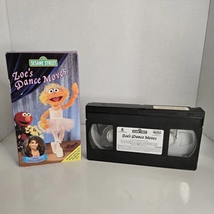 Sesame Street Zoe's Dance Moves VHS 2003 With Paula Abdul Video Tape Kids Show - Picture 1 of 8