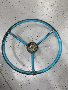 1957 57 Ford Fairlane Original Steering Wheel Check Out The Pics - Picture 1 of 16