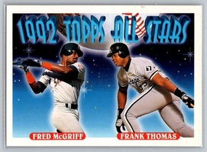1993 Topps All Stars McGriff & Thomas #401 - Picture 1 of 2