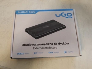 5901969408386 External HDD Enclosure 2,5'' USB 2.0 Aluminium UGo - Bild 1 von 4