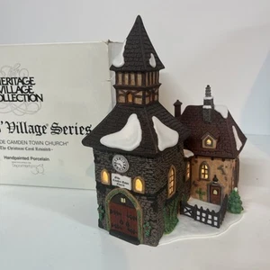 Dept 56 Dickens Village The Olde Camden Town Church #58346 w/Lighted Cord/Box - Picture 1 of 17