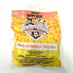 1993 McDonalds Animaniacs Mindy and Buttons Wild Ride Happy Meal Toy Sealed - Picture 1 of 2