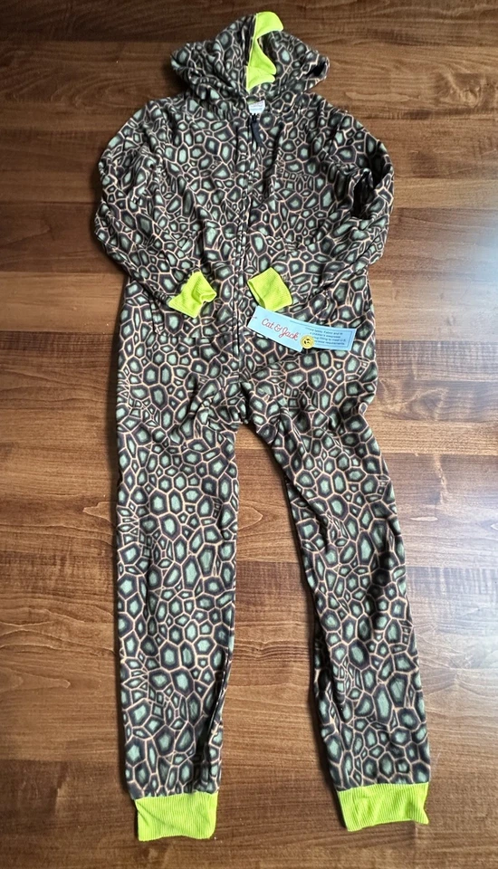 男孩海贼王恐龙睡衣柔软抓绒联盟套装猫和杰克尺寸 S/M/L/XL — 第 1/4 张图片