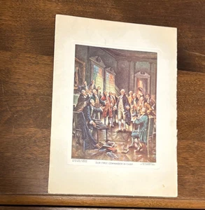 Stampa Presidente George Washington Il nostro primo comandante in capo - Foto 1 di 2