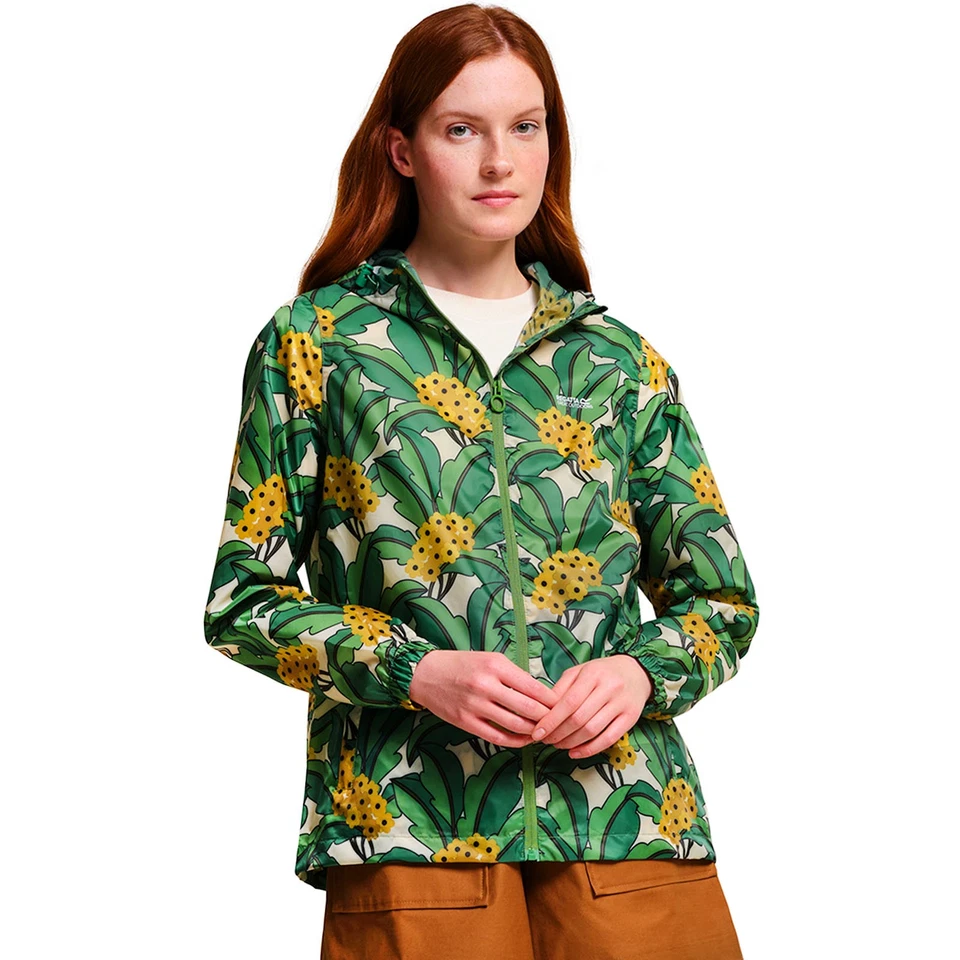 Abrigo Chaqueta Regatta Mujer Orla Kiely Ligero Impermeable Pack-It Embalable Foto 1 de 1