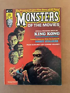 Monsters of the Movies numéro 1 (juin 1974) - King Kong - TBE - Imagen 1 de 2