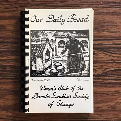 German spiral community club Cookbook Chicago Illinois Danube Swabian Society - Image 1 of 4