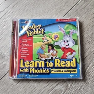 Reader Rabbit Learn to Read with Phonics PC Preschool Kindergarten Windows - Picture 1 of 7