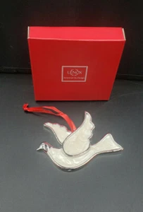 Lenox Ivory Enamel Dove Christmas Ornament - Bild 1 von 5