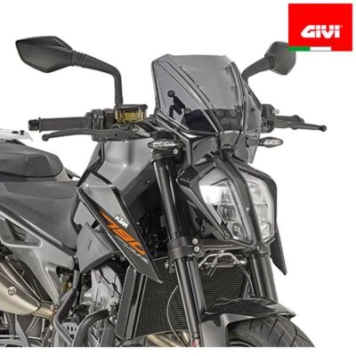GIVI A7708 CUPOLINO FUME CON ATTACCHI FOR KTM 890 DUKE R 2021-2023 - Immagine 1 di 4