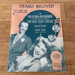 Vintage Noten - Dearly Beloved - 1942 Film "You Were Never Lovelier" - Bild 1 von 8