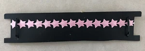 Forever 21 Vtg 90s Raver Style Pink Satin Fabric Star Choker Adjustable Necklace - Picture 1 of 5