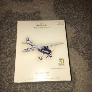 New in Box 2007 Hallmark Keepsake Ornament Cessna 195 Sky's the Limit - Picture 1 of 2