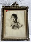 Vintage John?s Graham &co. picture frame With Baby Photo. 16x13?