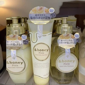 and Honey Pixie Moist Silky Shampoo Treatment Hair Pack Set Dry Tangled Smooth - Picture 1 of 8