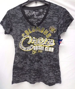 Columbus Crew SC Women's M G-III All Star Burnout Tee Shirt - Picture 1 of 3