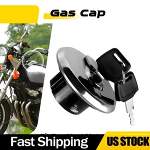 Motorcycle Fuel Gas Tank Door Cover Cap Fuel Filler Door Cover W/Keys Universal - Picture 1 of 9