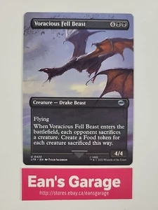 MTG LOTR Voracious Fell Beast LTR 422 Sin bordes Poco Común - Como Nuevo - Imagen 1 de 2
