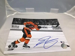 Shayne Gostisbehere Signed Philadelphia Flyers 8x10 Photo Beckett BAS COA 1A - Picture 1 of 4