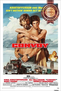 CONVOY 1978 70s OFFICIAL ORIGINAL CINEMA MOVIE FLIM ART PRINT PREMIUM POSTER - Picture 1 of 6