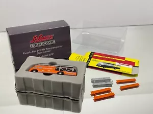 SCHUCO 05892 FIAT 642 RN RENNTRANSPORTER TRUCK -ORANGE 1:90- GOOD IN BOX - 501 - Imagen 1 de 7