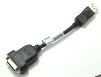 HP P/N: 481409-002 DisplayPort (DP) To DVI Adapter Cable HP Rev.F BizLink 1237 - Image 1 of 4