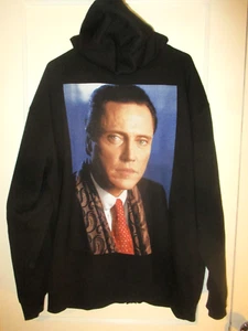 PLEASURES TRUE ROMANCE MOVIE PROMO CHRISTOPHER WALKEN HOODY HOODIE JACKET XL - Picture 1 of 15