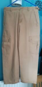 Camel Colour Combat Trousers Size 8-10 By Pull And Bear 