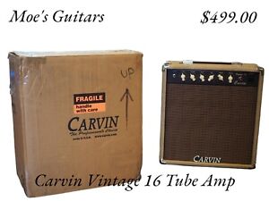Carvin USA Vintage 16 Tube Amp with Cover & Box Mint