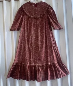 EXTREMELY RARE Hilo Hattie Wine Christmas Holly MuuMuu Shift Dress~XL~Looks New - Picture 1 of 11