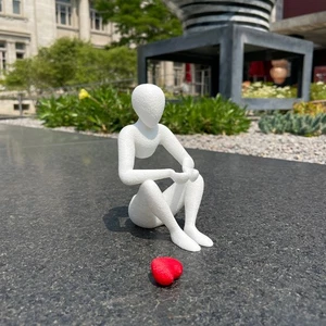 Minimalist Zen Sculpture,Japanese Wabi-Sabi Style,Custom Colors Available - Picture 1 of 7
