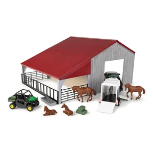 John Deere 1:32 Weathered Barn Play Set - Picture 1 of 5