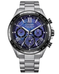 Reloj de pulsera Citizen Attesa Satellite Wave plateado para hombre CC4075-50L - Imagen 1 de 7
