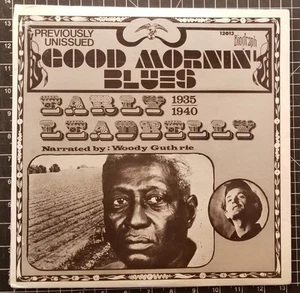(New) LEADBELLY Early 1935-1940 LP 1969 WOODY GUTHRIE Sealed BLUES Unopened BLP - Picture 1 of 2