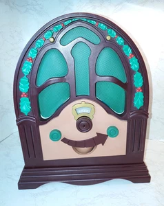 Radio di Natale Telco Vintage FUNZIONA Motionette Animata Illuminata Parla Canta Scatola - Foto 1 di 14