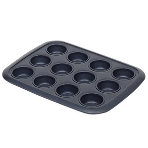 Non-Stick 12-Cup Muffin or Cupcake Tin Carbon Steel Baking Pan for Effortless... - Picture 1 of 3