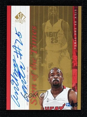 1999 SP Authentic Sign of the Times Gold 12/25 Anthony Carter #AC Rookie Auto RC - Image 1 of 3