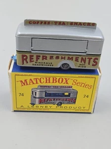 Vintage Matchbox Lesney #74 Mobile Canteen With The Original Box In Nm Condition - Picture 1 of 14