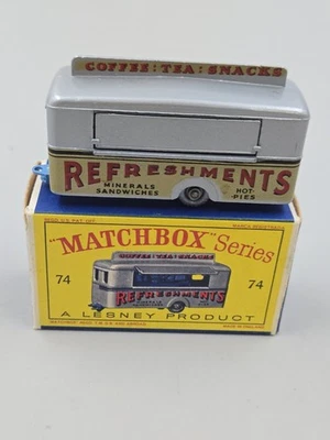 Vintage Matchbox Lesney #74 Mobile Canteen With The Original Box In Nm Condition - Image 1 of 4