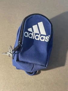 Vintage Adidas Print Logo Mini Navy Blue Bag Pack 5" (630) - Bild 1 von 4
