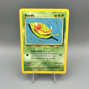 Pokémon TCG Weedle Neo Discovery 70 Regular Unlimited Common - Picture 1 of 2