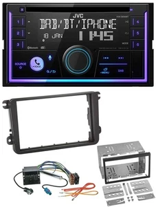 JVC MP3 USB 2DIN DAB Bluetooth CD Autoradio für VW Sharan ab 10 Tiguan ab 07 Tou - Bild 1 von 9
