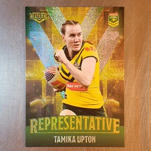 2025 NRL Elite Representative Tamika Upton Card REP08 Australia Jilaroos - Picture 1 of 2
