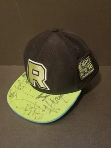 Canberra Raiders ISC NRL Signed Snapback Hat Cap Members 2016 Bleed Green GC - Picture 1 of 10