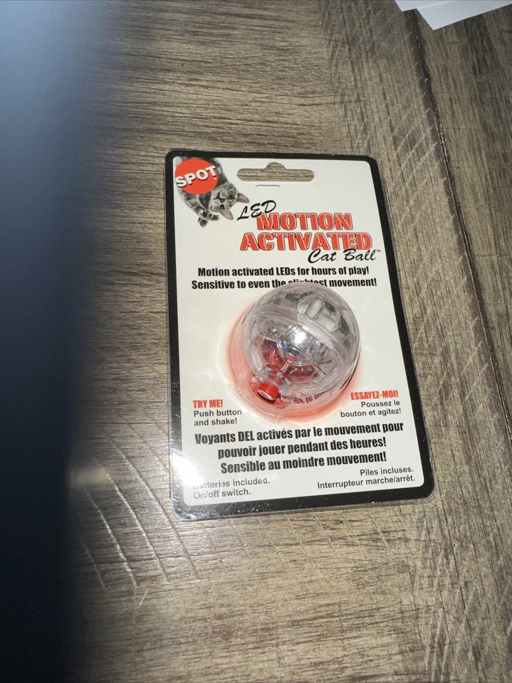 Spot 40016 LED Motion Activated Cat Ball