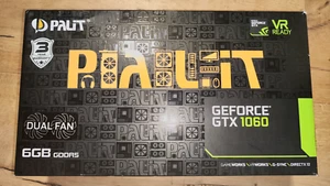 Palit GeForce GTX 1060 Dual 6 GB GDDR5, 8000 MHz, 16x PCI-Express 3.0 ... - Bild 1 von 5