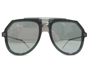 Dolce and Gabbana Pilotensonnenbrille DG6195 501/6G schwarz silber verspiegelter Schild - Bild 1 von 14
