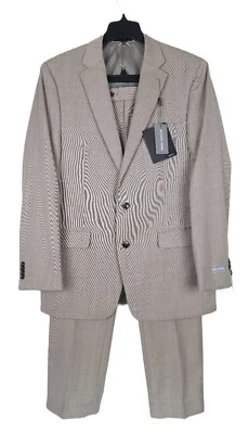 Michael Kors Men's Classic-Fit Wool 2-Piece Suit Tan Nailhead 38R 30x30 NWT - Image 1 of 4