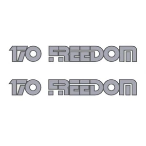 2 FourWinns 170 FREEDOM Vinyl Decals Sticker Emblem Fishing Ski Four Winns Boat - Picture 1 of 1